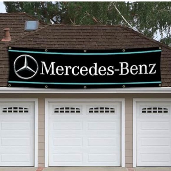 Mercedes Benz Banner Flag - Picture 1 of 5